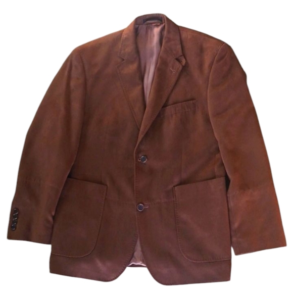 Neiman Marcus Designer Collections Brown Sports Jacket,38/S, Brown